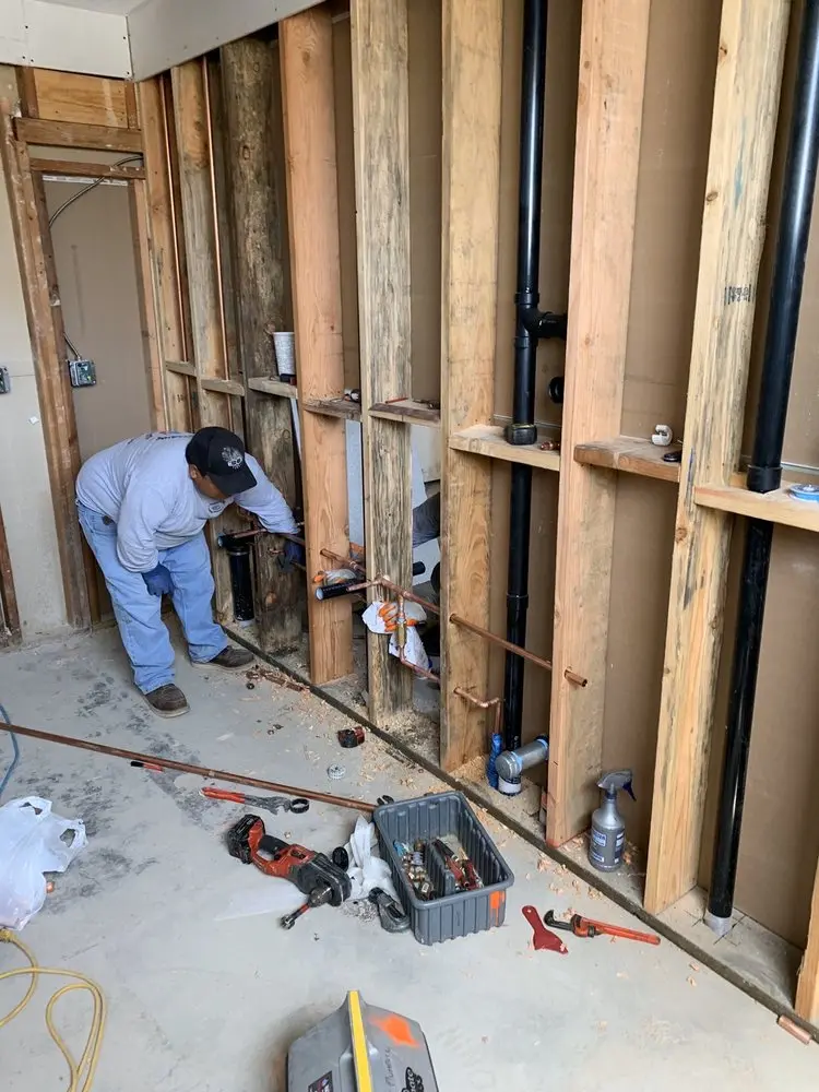 Commercial rough-in plumbing for Water Heater Replacement in Woburn